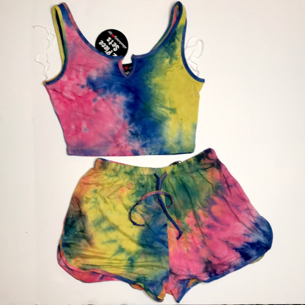 Two Piece Tie Dye Lounge Set! (#1309)